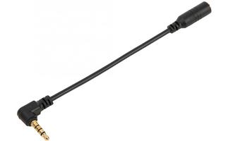 DJMania MySC4 - Cable Mini-Jack 3,5mm TRS a 4 polos TRRS macho para micrófono