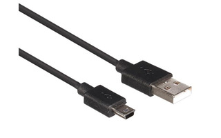 raíz Presunción temporal Cable USB 2.0 A Macho a Mini USB - Color Negro - 1 m - DJMania