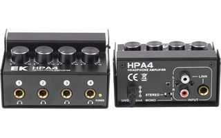 EK Audio HPA4 - Amplificador de auriculares de 4 canales