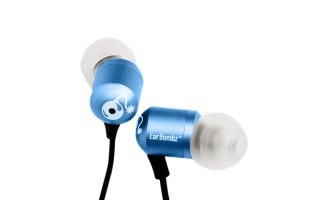 EARBOMBZ H-Bombz Blue - Auriculares In-Ear para estudio con micrófono multifunción azul