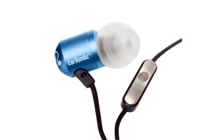 EARBOMBZ H-Bombz Blue - Auriculares In-Ear para estudio con micrófono multifunción azul