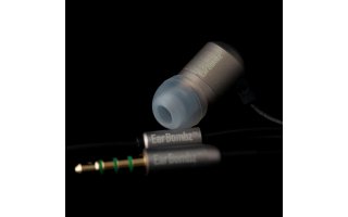 EARBOMBZ H-Bombz Silver - Auriculares In-Ear para estudio con micrófono multifunción lila color 