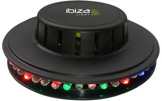 Efecto LED UFO Negro 48 LEDs RVB 10mm