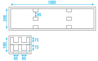 DAP Audio Case for 4x LED Bar Value Line