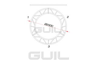 GUIL CCP-2 - Estructura ciruclar de 2 metros 
