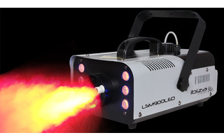 Maquina de humo 900W DMX con 6 LEDs RGB