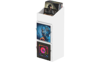 Glorious Dj Record Box Display Door White