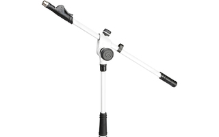 Gravity MS 4322 W Pie de micrófono con trípode y brazo jirafa telescópico de 2 puntos de ajuste 