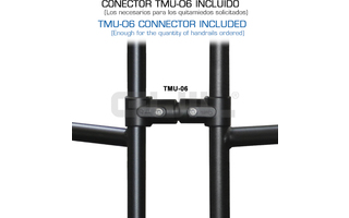 Guil TMQ-1/N - Quitamiedos multifunción de 1 metro fabricado en Aluminio
