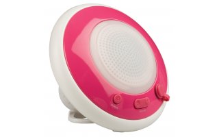 Altavoz flotante y resistente al agua con Bluetooth en color rosa