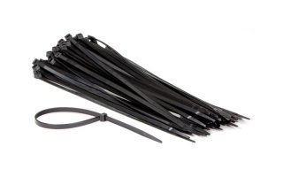 Juego con cadenetas de Nylon - 7.8 x 400 mm - Color Negro 100 uds