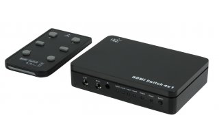 Conmutador HDMI de 4 puertos compatible con 3D