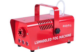 Ibiza LSM400 - mini maquina de humo roja