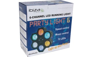 Ibiza Light JDL034 LED - Efecto psicodelico 6 módulos LED