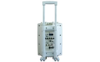 Ibiza Sound Port 8 VHF Blanco Sistema portable con batería & bluetooth
