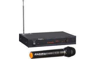 Ibiza Sound VHF1B micrófono simple de mano - 197.5Mhz