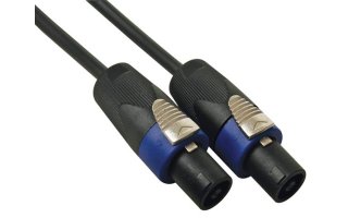 Cable de altavoz profesional, conector macho de 2 polos a 2 polos - Neutrik - 20 metros