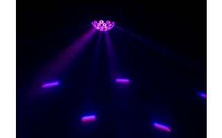 Iluminación Disco con LEDs RGB - 3 x 1 W