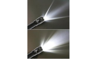 Potente linterna de bolsillo de aluminio - LED Cree 3W - Foco ajustable