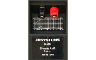 K-80 CAJA ACUSTICA JBSYSTEMS NEGRA