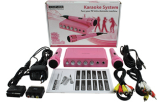 Kit de karaoke rosa