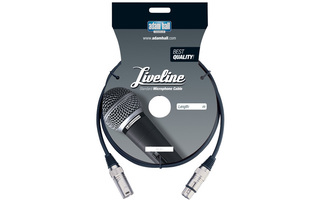 Cable Microfono XLR Hembra -> XLR Macho - 6 Metros