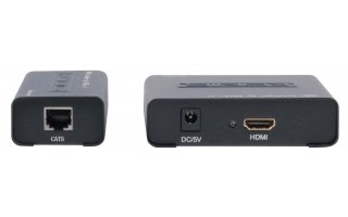 Extensor HDMI 3,4 Gbps , RJ45 Categoría 5 >> HDMI