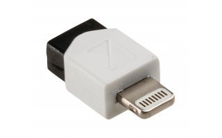 Adaptador de carga y sincronización de conector Lightning de 8 pines macho a USB 2.0 Micro B hem