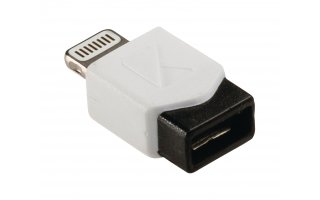 Adaptador de carga y sincronización de conector Lightning de 8 pines macho a USB 2.0 Micro B hem