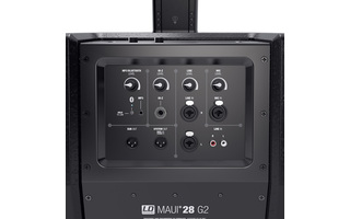 LD Systems MAUI 28 G2 Sistema compacto de PA de columna activo con mezclador y Bluetooth negro