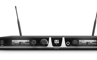 LD Systems U518 BPH 2 Sistema inalámbrico con 2 petacas y 2 micrófonos de diadema color beige