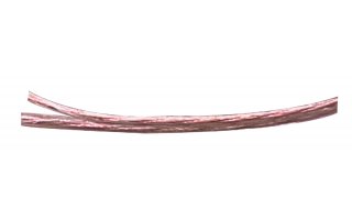 Cable flexible transparente para altavoz 2 x 2.50 mm² en bobina de 100 m