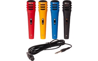 LTC Audio DM500 - Set de 4 micrófonos de colores