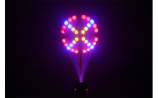 Efecto LED Ibiza Moonflower RGBAW - Blanco