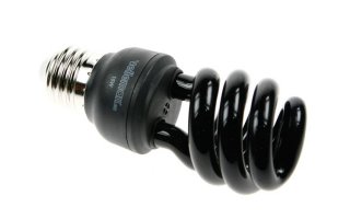 Lámpara bajo consumo luz negra en espiral - 15W