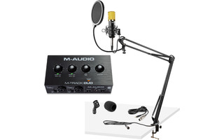 M-Audio M-Track DUO + Vonyx CMS400B