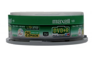 DVD +R 16X MAXELL