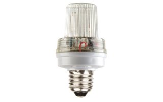 Mini lámpara estroboscópica, color blanco, 3.5W, casquillo E27