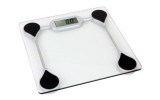 Imagenes de BALANZA DE BAÑO DIGITAL - PLATAFORMA DE CRISTAL TEMPLADO 150kg