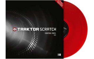 Traktor Scratch Vinyl - Rojo ( Unidad )