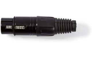 Nedis COTP15902BK - Conector XLR 3 Pin hembra - Negro