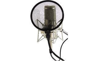 OMNITRONIC Filtro pop para micrófono, negro