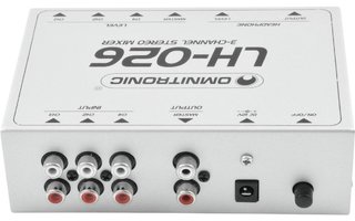 Omnitronic LH-026 Mezclador estéreo de 3 canales