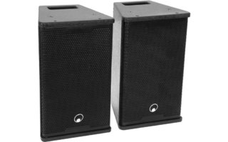 OMNITRONIC Set MAXX-1508DSP 2.1 Aktiv-System + Speaker stands