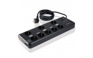 Imagenes de Protector contra sobrevoltaje de su home cinema de 8 vías de alto rendimiento 1.8 m
