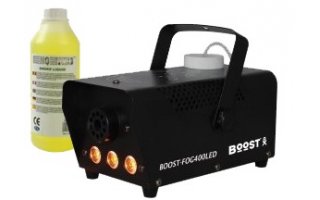 Pack Humo Party - Máquina 400W + LEDs + 1 Litro humo