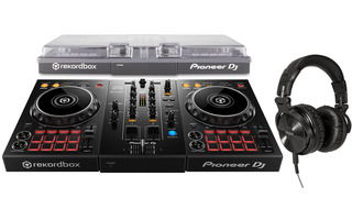Pioneer DJ DDJ 400 + DeckSaver + Ibiza Sound DJH 250