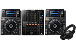 Pioneer DJ : 2x XDJ 1000 MK2 + 750 MK2 + HDJ-X7k - SET DJ