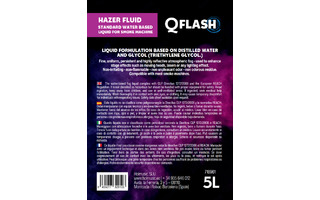 Q Flash Líquido humo Hazer water 5 litros