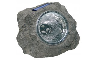 Luz LED solar con diseño en forma de roca